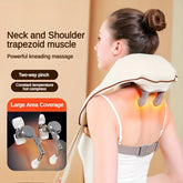 1 Shoulder and Neck Massager Professional Edition - With realistic humanoid massage, rechargeable to relax muscles, home masseur